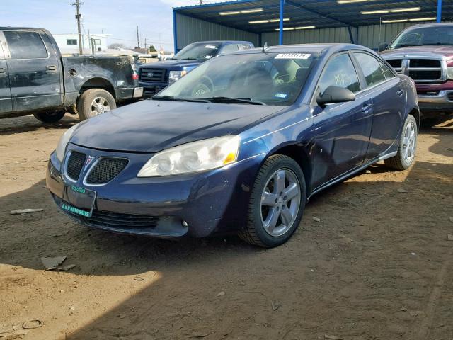 1G2ZH57NX84296538 - 2008 PONTIAC G6 GT BLUE photo 2