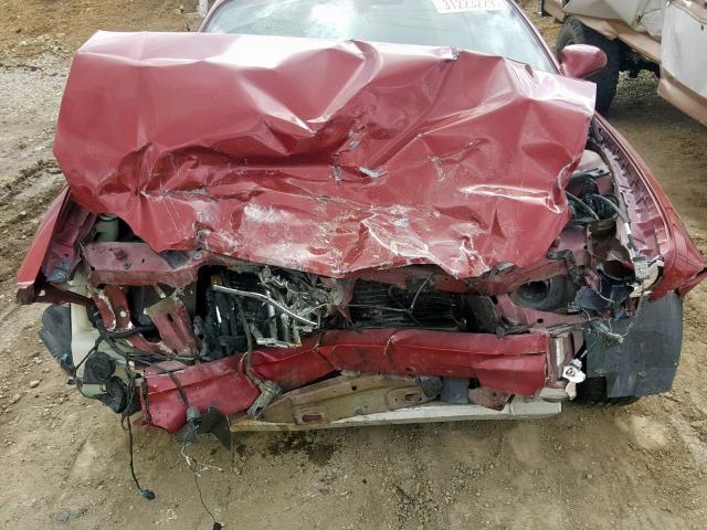 2G4WD582591136929 - 2009 BUICK LACROSSE C RED photo 7