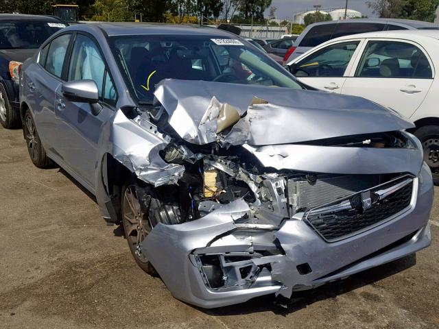 4S3GKAU60K3607787 - 2019 SUBARU IMPREZA LI SILVER photo 1