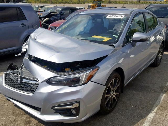 4S3GKAU60K3607787 - 2019 SUBARU IMPREZA LI SILVER photo 2