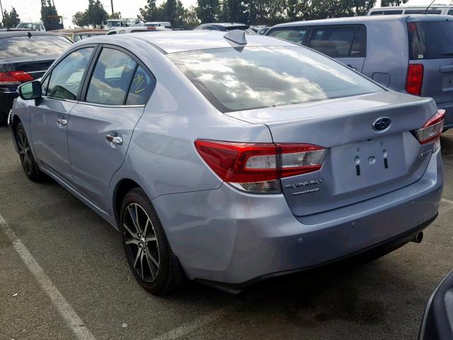 4S3GKAU60K3607787 - 2019 SUBARU IMPREZA LI SILVER photo 3