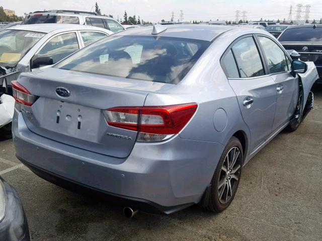 4S3GKAU60K3607787 - 2019 SUBARU IMPREZA LI SILVER photo 4