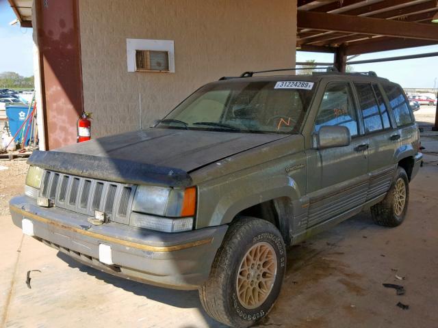 1J4GZ78Y5SC756183 - 1995 JEEP GRAND CHER BROWN photo 2