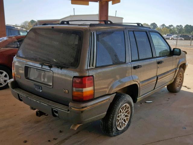 1J4GZ78Y5SC756183 - 1995 JEEP GRAND CHER BROWN photo 4