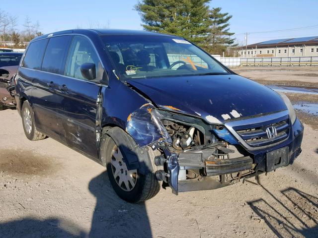 5FNRL38257B007849 - 2007 HONDA ODYSSEY LX BLUE photo 1