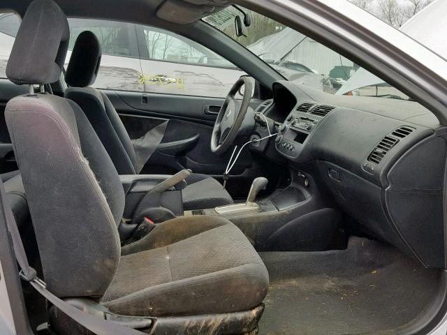 1HGEM22175L061932 - 2005 HONDA CIVIC DX V SILVER photo 5