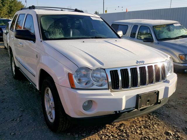 1J4HR58N35C546443 - 2005 JEEP GRAND CHER WHITE photo 1