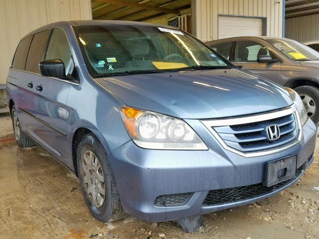 5FNRL3H26AB005146 - 2010 HONDA ODYSSEY LX BLUE photo 1