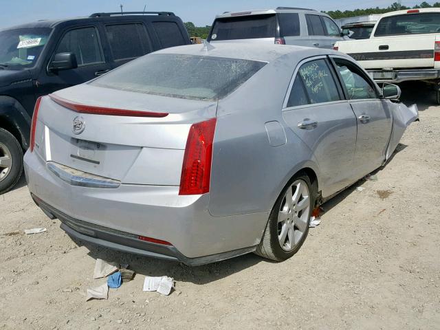 1G6AA5RA9D0136971 - 2013 CADILLAC ATS SILVER photo 4