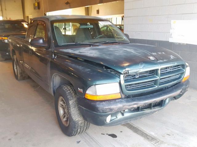 1B7GL22XXXS249044 - 1999 DODGE DAKOTA GREEN photo 1