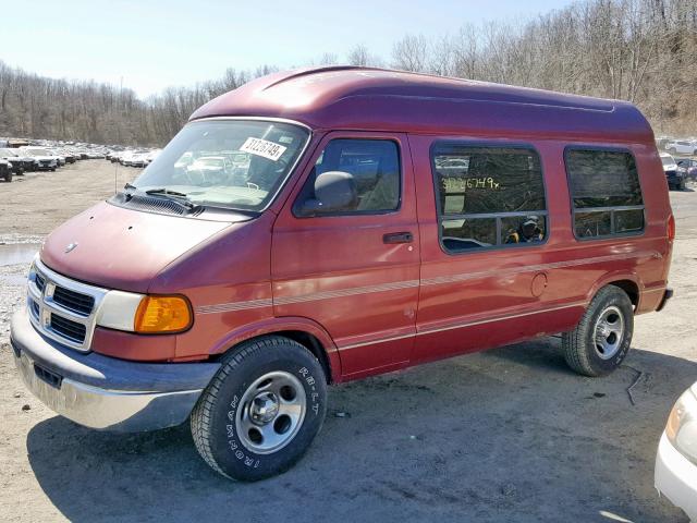 2D6WB11Y03K512014 - 2003 DODGE RAM VAN B1 BURGUNDY photo 9