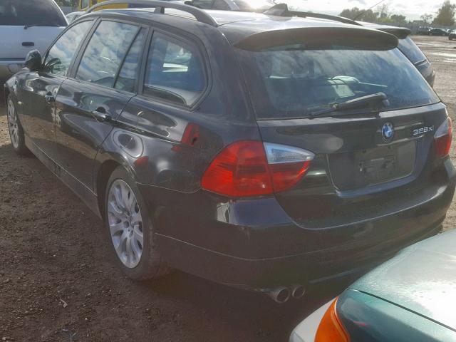 WBAVT73588FZ38055 - 2008 BMW 328 XIT BLACK photo 3