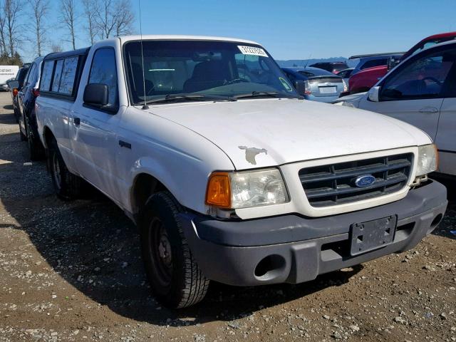 1FTYR10D43PB72884 - 2003 FORD RANGER WHITE photo 1