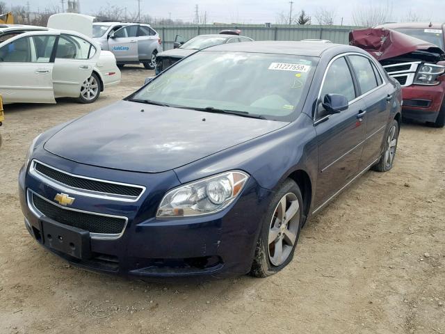 1G1ZC5E12BF142257 - 2011 CHEVROLET MALIBU 1LT ლურჯი ფოტო 2