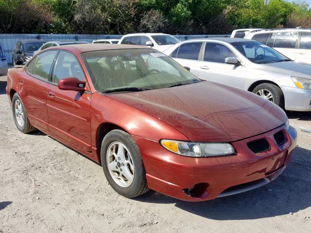 1G2WP52K52F240487 - 2002 PONTIAC GRAND PRIX MAROON photo 1