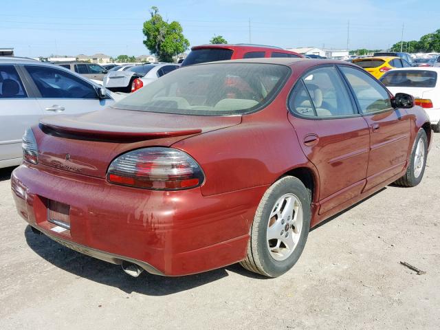 1G2WP52K52F240487 - 2002 PONTIAC GRAND PRIX MAROON photo 4
