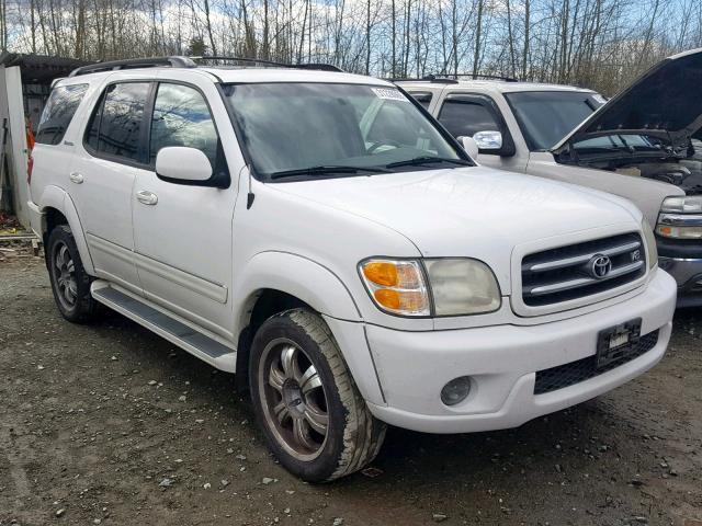 5TDBT48A31S034310 - 2001 TOYOTA SEQUOIA LI WHITE photo 1