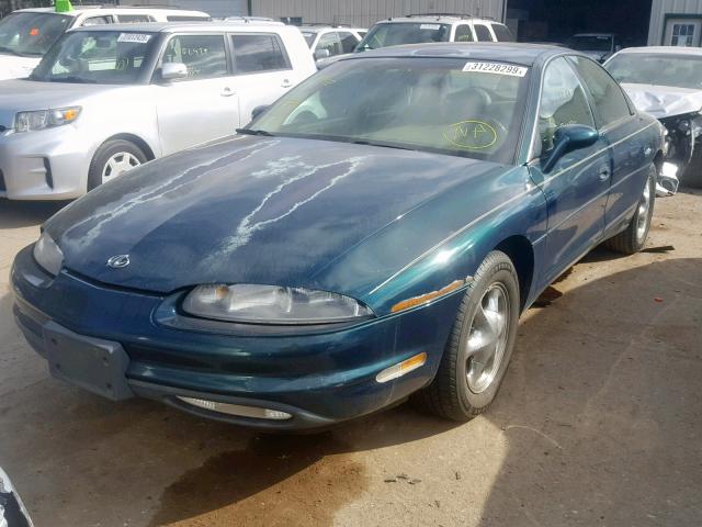 1G3GR62C5W4110834 - 1998 OLDSMOBILE AURORA GREEN photo 2