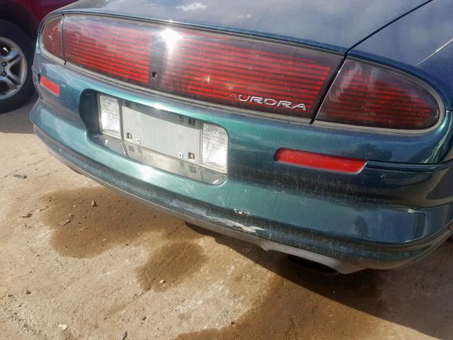 1G3GR62C5W4110834 - 1998 OLDSMOBILE AURORA GREEN photo 9