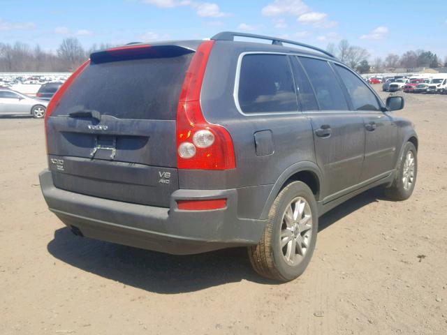 YV1CZ852151212428 - 2005 VOLVO XC90 V8 CHARCOAL photo 4