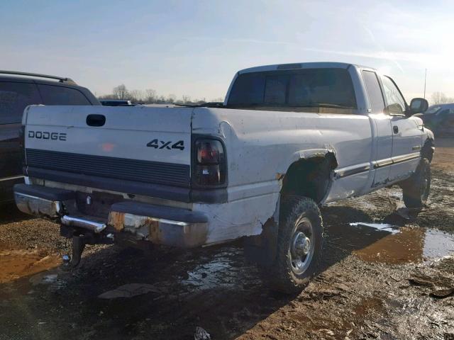 1B7KF23ZXWJ169281 - 1998 DODGE RAM 2500 WHITE photo 4