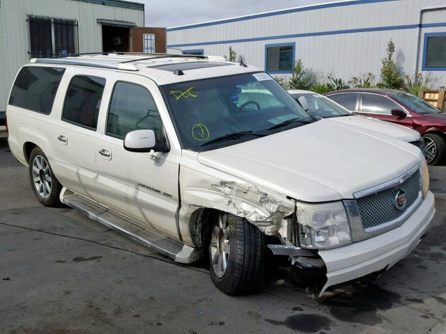 3GYFK66N75G141090 - 2005 CADILLAC ESCALADE E WHITE photo 1