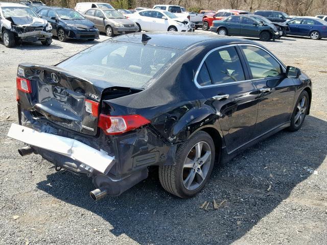 JH4CU2F86DC010285 - 2013 ACURA TSX SE BLACK photo 4