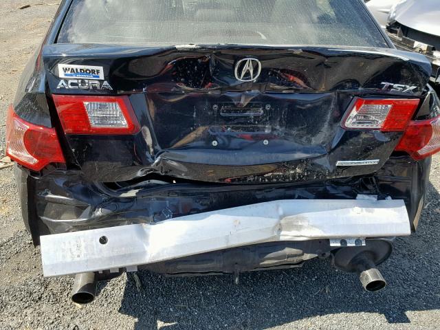 JH4CU2F86DC010285 - 2013 ACURA TSX SE BLACK photo 9