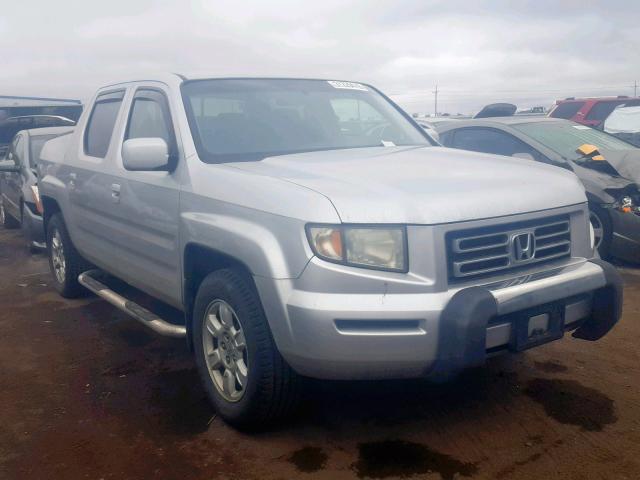 2HJYK16417H511845 - 2007 HONDA RIDGELINE SILVER photo 1