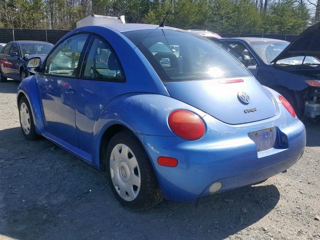 3VWCF21C3XM427192 - 1999 VOLKSWAGEN NEW BEETLE ლურჯი ფოტო 3