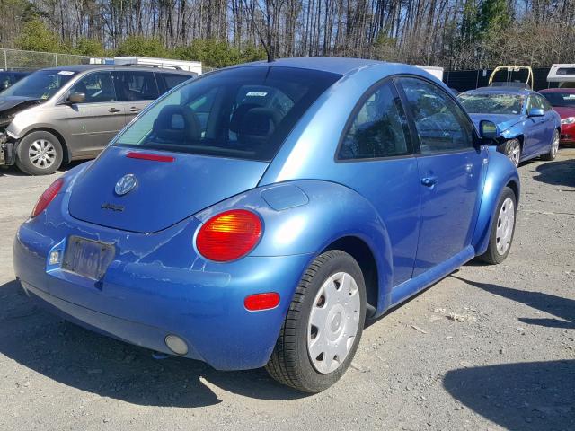 3VWCF21C3XM427192 - 1999 VOLKSWAGEN NEW BEETLE ლურჯი ფოტო 4
