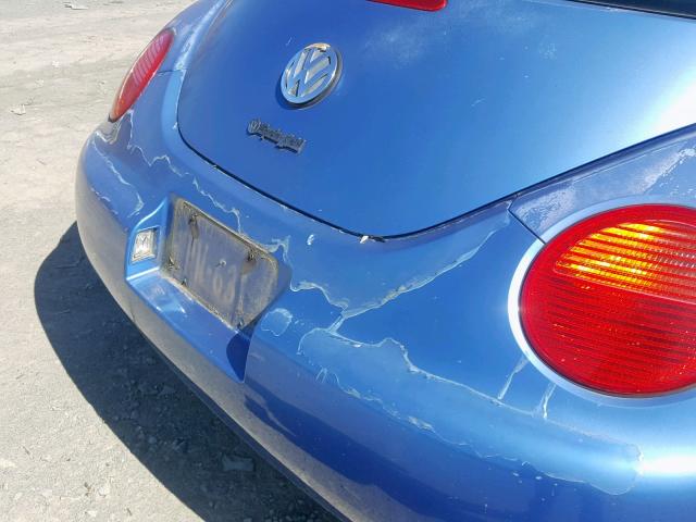 3VWCF21C3XM427192 - 1999 VOLKSWAGEN NEW BEETLE ლურჯი ფოტო 9