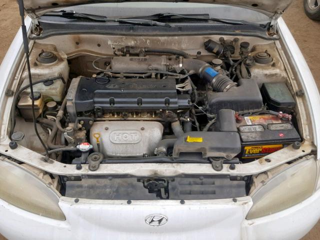 KMHJW24M5VU067961 - 1997 HYUNDAI ELANTRA WHITE photo 7