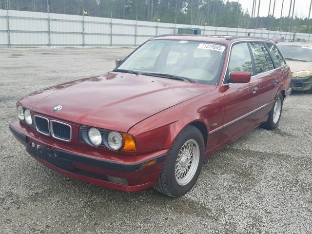 WBAHJ6328SGD26364 - 1995 BMW 525 IT AUT RED photo 2