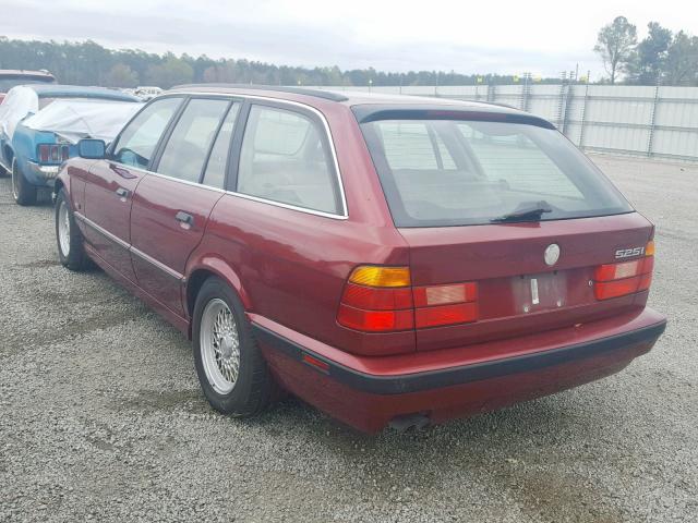 WBAHJ6328SGD26364 - 1995 BMW 525 IT AUT RED photo 3