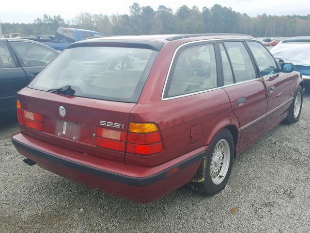 WBAHJ6328SGD26364 - 1995 BMW 525 IT AUT RED photo 4