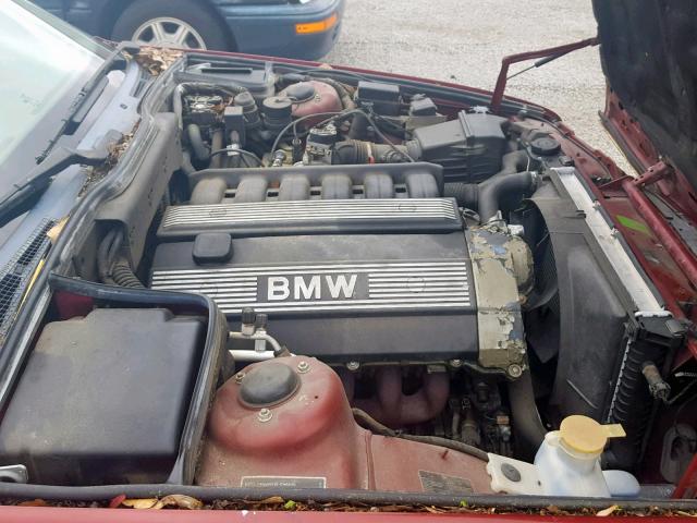 WBAHJ6328SGD26364 - 1995 BMW 525 IT AUT RED photo 7