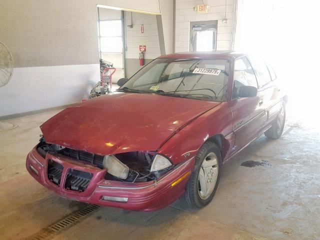 1G2NE55M6SM507419 - 1995 PONTIAC GRAND AM S MAROON photo 2