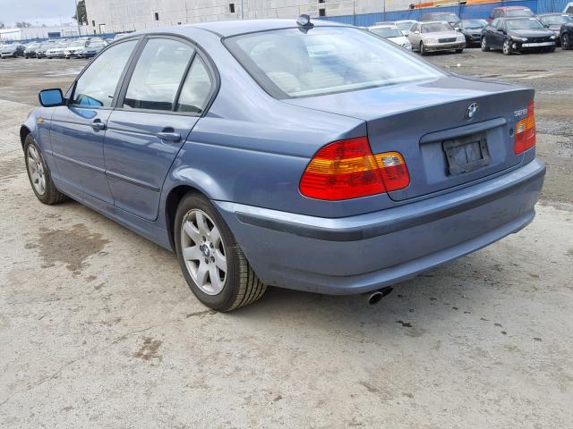 WBAAZ33474KP83741 - 2004 BMW 325 IS SUL BLUE photo 3