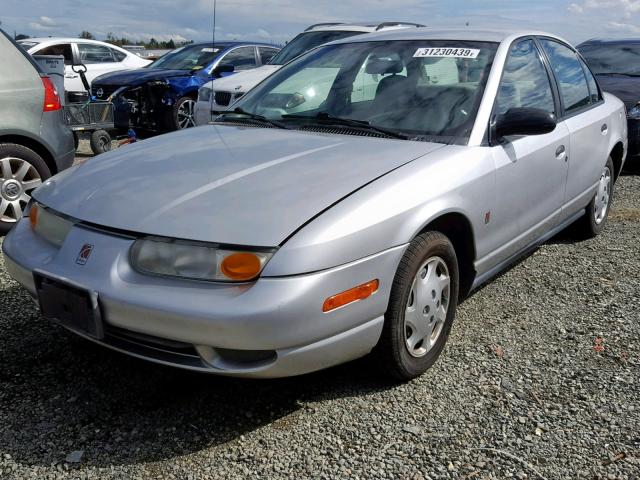 1G8ZH52832Z260062 - 2002 SATURN SL1 SILVER photo 2