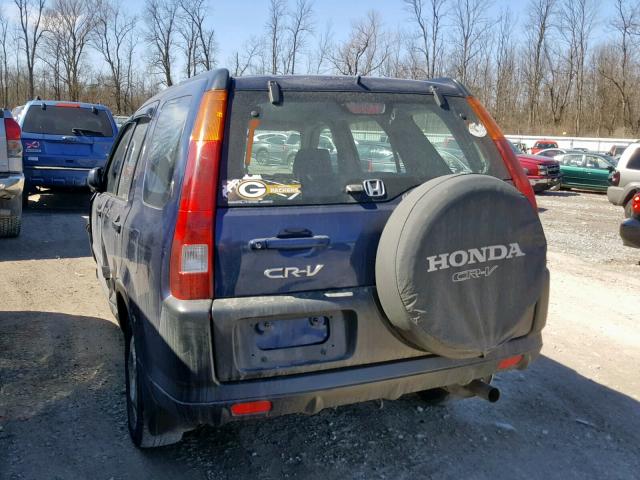 SHSRD78433U127755 - 2003 HONDA CR-V LX BLUE photo 3