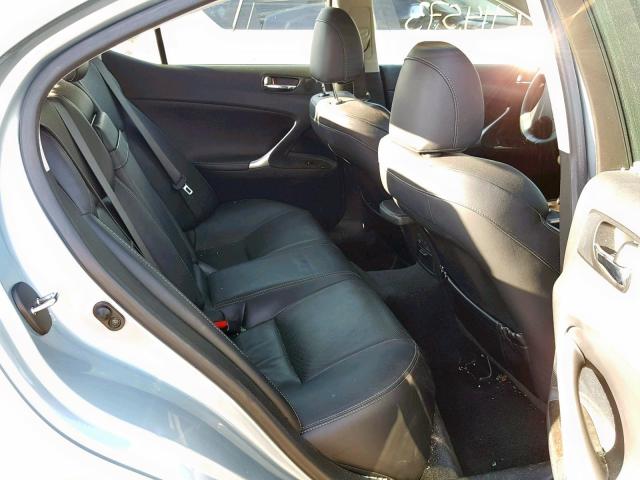 JTHCK262095029928 - 2009 LEXUS IS 250 BLUE photo 6