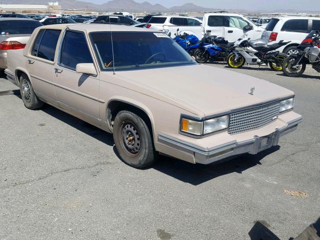 1G6CB5150J4283849 - 1988 CADILLAC FLEETWOOD TAN photo 1