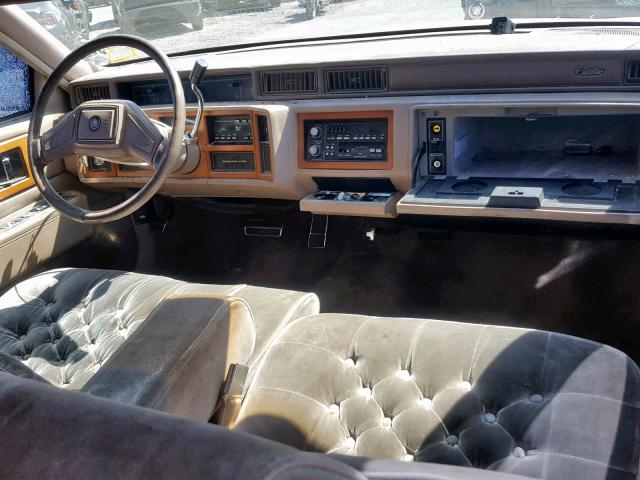 1G6CB5150J4283849 - 1988 CADILLAC FLEETWOOD TAN photo 9