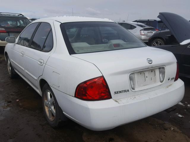 3N1AB51A04L739156 - 2004 NISSAN SENTRA 2.5 WHITE photo 3