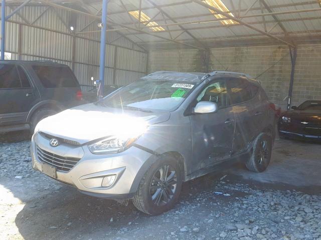 KM8JU3AG9FU994974 - 2015 HYUNDAI TUCSON LIM SILVER photo 2