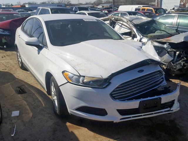 3FA6P0G78GR231723 - 2016 FORD FUSION S WHITE photo 1