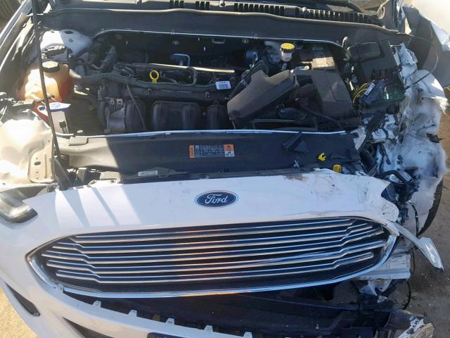 3FA6P0G78GR231723 - 2016 FORD FUSION S WHITE photo 7