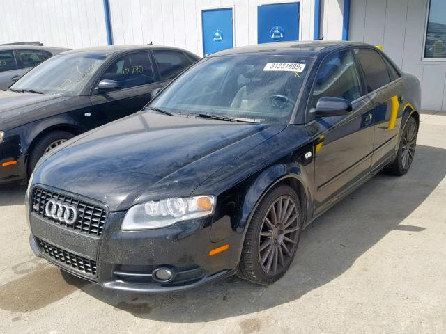 WAUBF78E46A257680 - 2006 AUDI A4 S-LINE BLACK photo 2