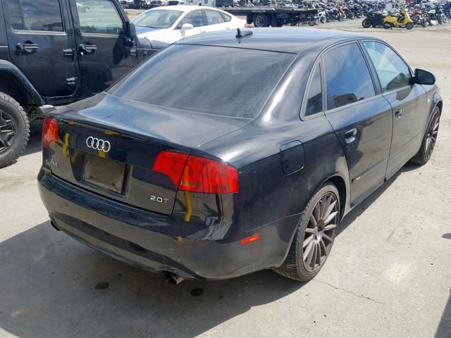 WAUBF78E46A257680 - 2006 AUDI A4 S-LINE BLACK photo 4